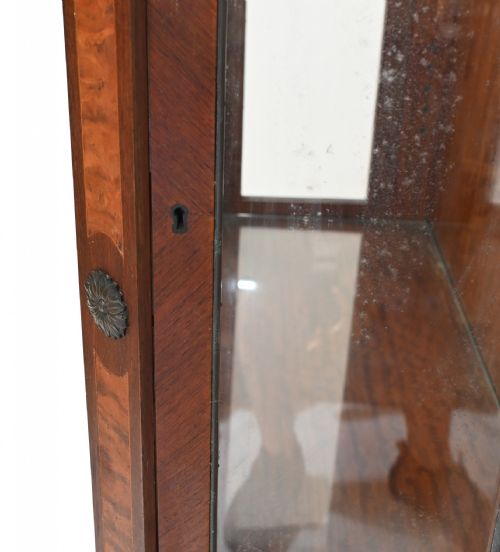 ANTIQUE DISPLAY CABINET BIJOUTERIE FRENCH EMPIRE GLASS CASE - ADDITIONAL PHOTO 3