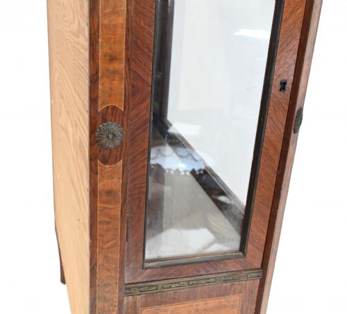 ANTIQUE DISPLAY CABINET BIJOUTERIE FRENCH EMPIRE GLASS CASE - ADDITIONAL PHOTO 10