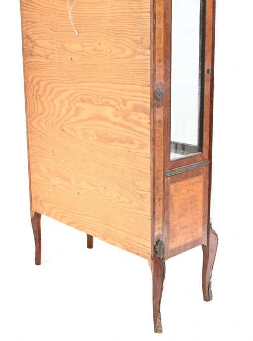 ANTIQUE DISPLAY CABINET BIJOUTERIE FRENCH EMPIRE GLASS CASE - ADDITIONAL PHOTO 13