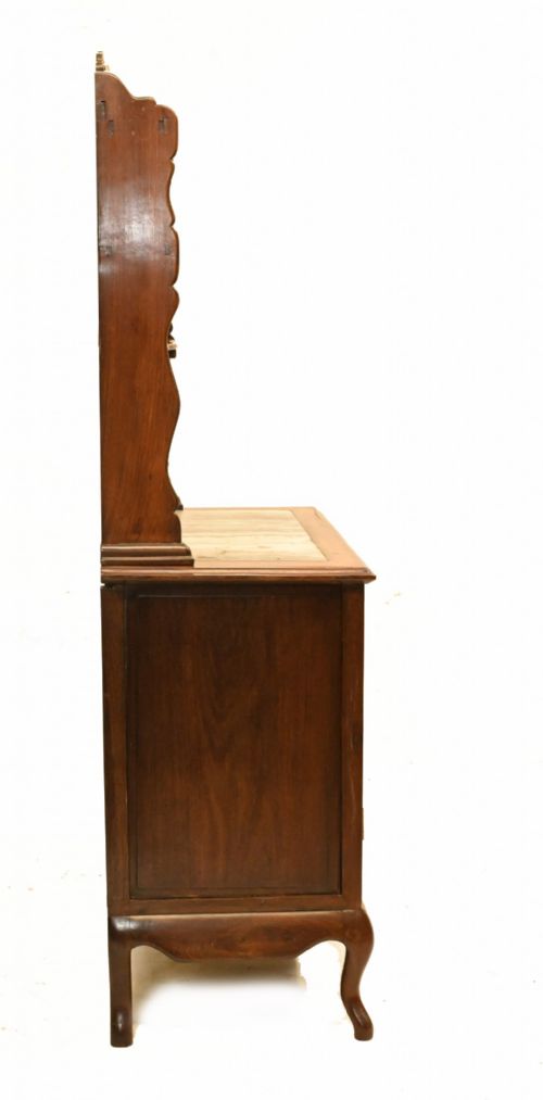 ANTIQUE CHINESE DRESSER BOOKCASE HARDWOOD CIRCA 1850 CABINET - ADDITIONAL PHOTO 3