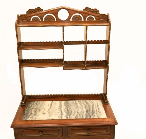 ANTIQUE CHINESE DRESSER BOOKCASE HARDWOOD CIRCA 1850 CABINET - ADDITIONAL PHOTO 7