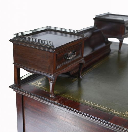 FRENCH LADIES DESK MAHOGANY BUREAU DU DAME EMPIRE - ADDITIONAL PHOTO 1