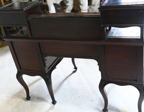 FRENCH LADIES DESK MAHOGANY BUREAU DU DAME EMPIRE - ADDITIONAL PHOTO 6
