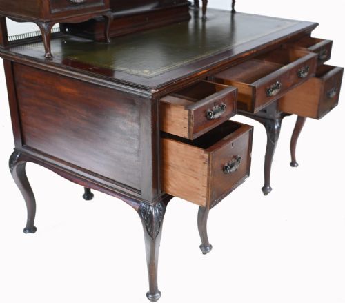FRENCH LADIES DESK MAHOGANY BUREAU DU DAME EMPIRE - ADDITIONAL PHOTO 7