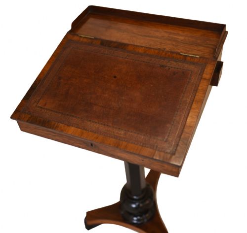 ANTIQUE STUDENTS DESK VICTORIAN LECTURN TABLE - ADDITIONAL PHOTO 4