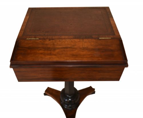 ANTIQUE STUDENTS DESK VICTORIAN LECTURN TABLE - ADDITIONAL PHOTO 6