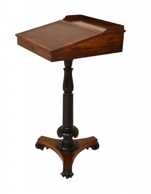 ANTIQUE STUDENTS DESK VICTORIAN LECTURN TABLE