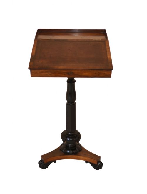 ANTIQUE STUDENTS DESK VICTORIAN LECTURN TABLE - ADDITIONAL PHOTO 9