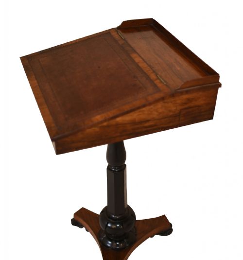 ANTIQUE STUDENTS DESK VICTORIAN LECTURN TABLE - ADDITIONAL PHOTO 10