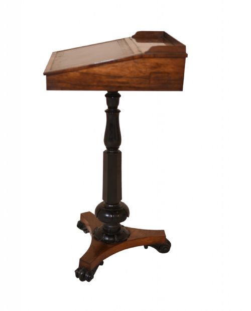 ANTIQUE STUDENTS DESK VICTORIAN LECTURN TABLE - ADDITIONAL PHOTO 15