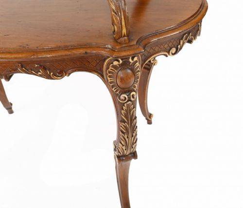 ITALIAN ETAGERE TABLE TIERED TABLES ANTIQUE SERVER 1930 - ADDITIONAL PHOTO 9