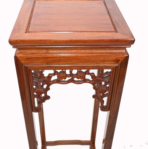 PAIR CHINESE PEDESTAL STAND TABLES ASIAN INTERIORS - ADDITIONAL PHOTO 1