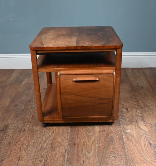 ART DECO SIDE TABLE DRINKS CHEST METAMPORPHIC BY INCORPORALL 1930S - ADDITIONAL PHOTO 1