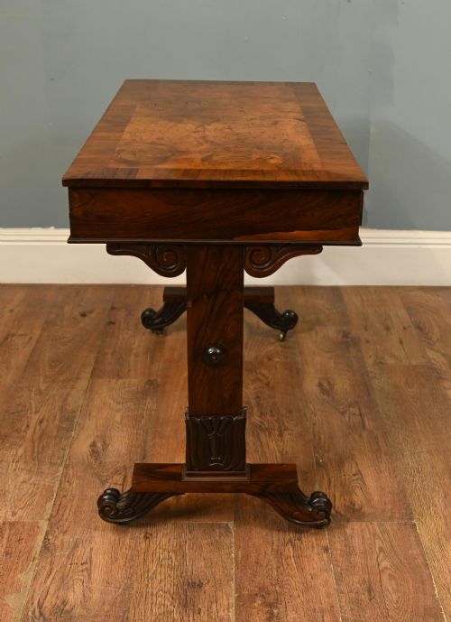 REGENCY WRITING TABLE WALNUT 1820 - ADDITIONAL PHOTO 1