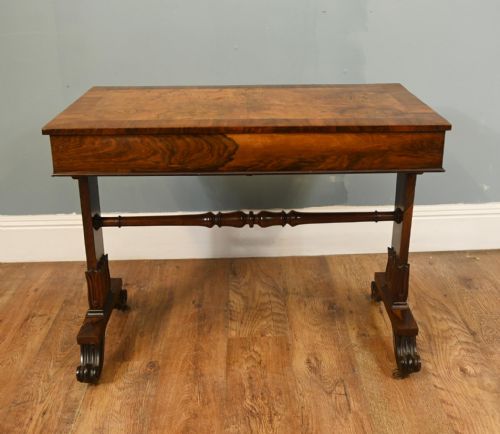 REGENCY WRITING TABLE WALNUT 1820 - ADDITIONAL PHOTO 10