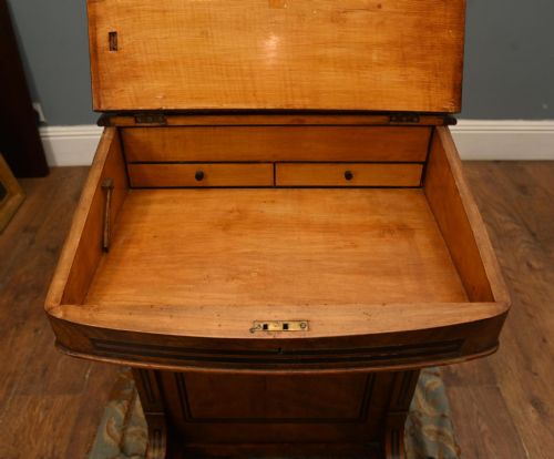 VICTORIAN WALNUT DAVENPORT DESK PERIOD 1890 - ADDITIONAL PHOTO 6