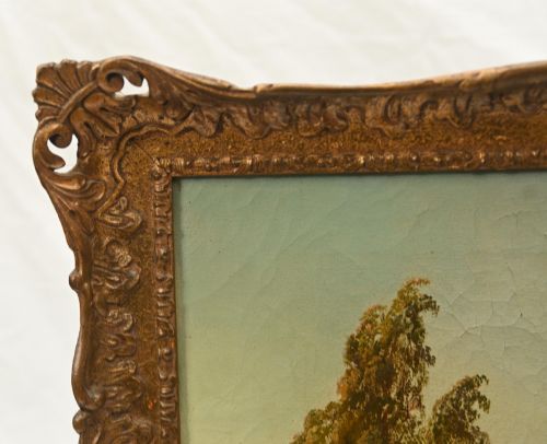 fig 5. Pair Victorian Oil Paintings English Landscape Pastoral Idyll 1880
