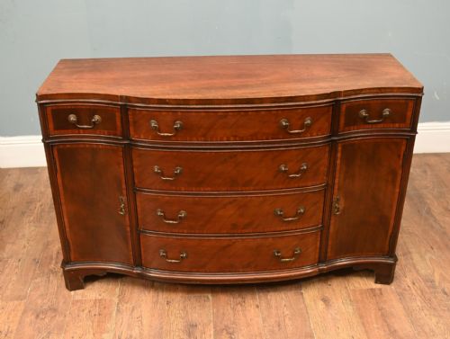 GEORGIAN SIDEBOARD MAHOGANY BUFFET SERVER REVIVAL - ADDITIONAL PHOTO 1