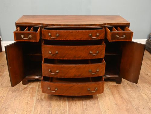 GEORGIAN SIDEBOARD MAHOGANY BUFFET SERVER REVIVAL - ADDITIONAL PHOTO 4