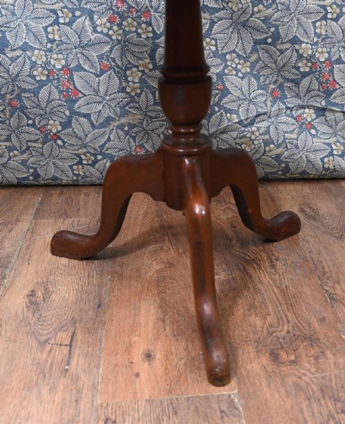 GEORGIAN REVIVAL DRUM TABLE SIDE LEATHER TOP - ADDITIONAL PHOTO 4
