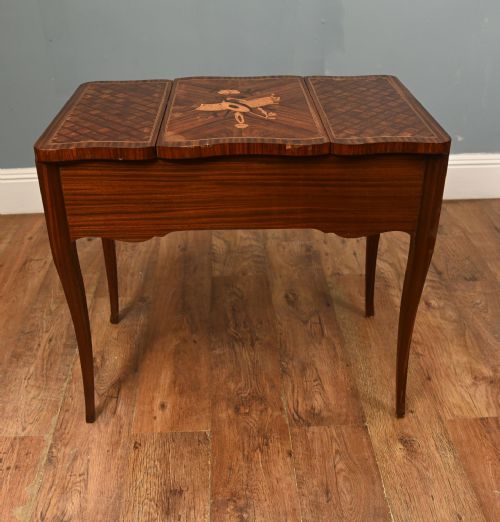 ANTIQUE FRENCH LOUIS XVI KINGWOOD BONHEUR DU JOUR DRESSING - ADDITIONAL PHOTO 5