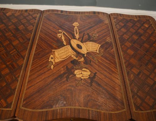 ANTIQUE FRENCH LOUIS XVI KINGWOOD BONHEUR DU JOUR DRESSING - ADDITIONAL PHOTO 6