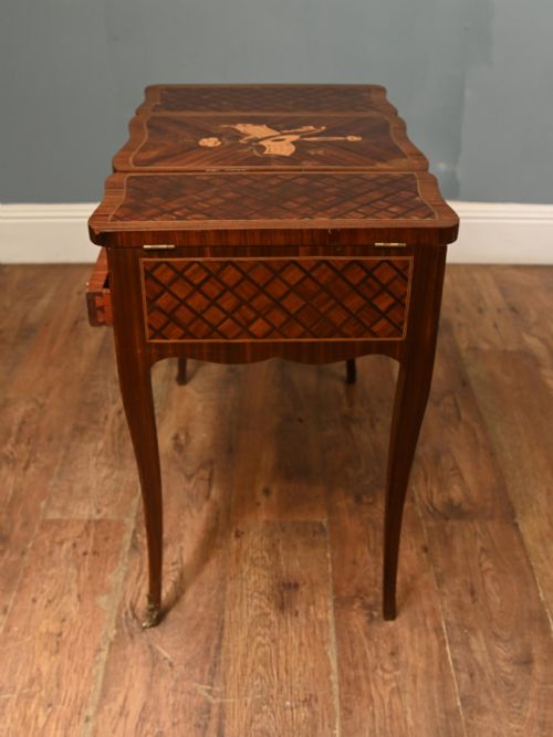 ANTIQUE FRENCH LOUIS XVI KINGWOOD BONHEUR DU JOUR DRESSING - ADDITIONAL PHOTO 10