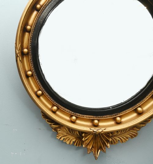 REGENCY REVIVAL MIRROR GILT EAGLE GLASS - ADDITIONAL PHOTO 2