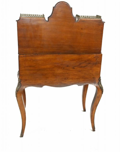 ANTIQUE FRENCH DESK WALNUT BONHEUR DE JOUR LADIES DESK CIRCA 1880 - ADDITIONAL PHOTO 4