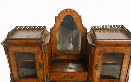ANTIQUE FRENCH DESK WALNUT BONHEUR DE JOUR LADIES DESK CIRCA 1880 - ADDITIONAL PHOTO 7