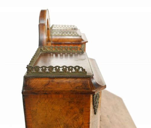ANTIQUE FRENCH DESK WALNUT BONHEUR DE JOUR LADIES DESK CIRCA 1880 - ADDITIONAL PHOTO 8
