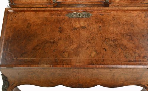 ANTIQUE FRENCH DESK WALNUT BONHEUR DE JOUR LADIES DESK CIRCA 1880 - ADDITIONAL PHOTO 9