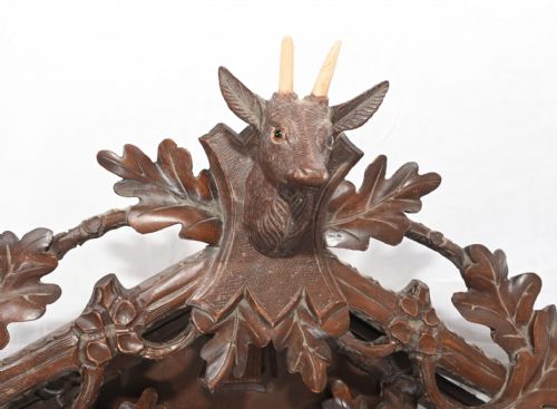 ANTIQUE BLACK FOREST CUCKOO CLOCK GERMAN WALL CLOCKS - ADDITIONAL PHOTO 1