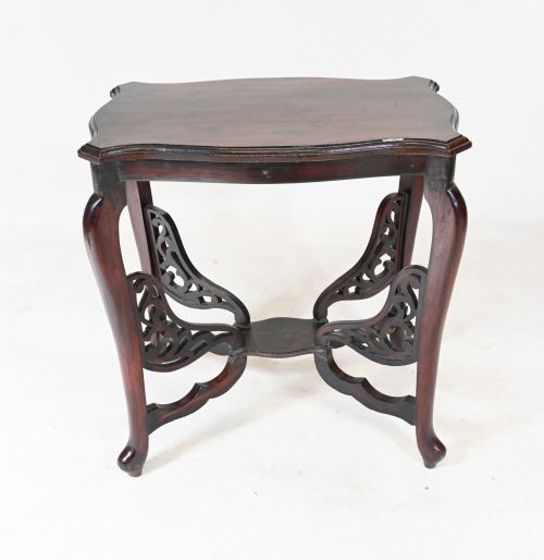ANTIQUE CHINESE SIDE TABLE PEDESTAL 1930 - ADDITIONAL PHOTO 3