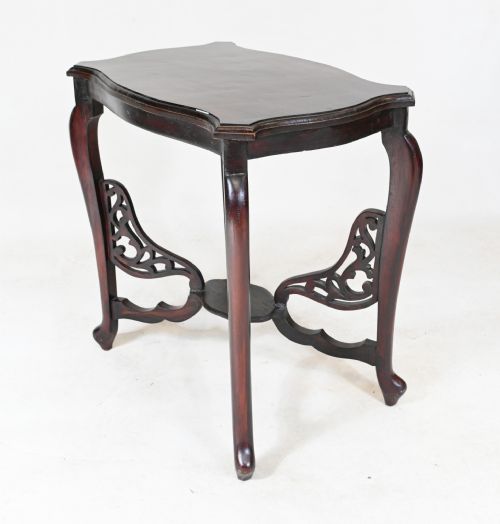 ANTIQUE CHINESE SIDE TABLE PEDESTAL 1930 - ADDITIONAL PHOTO 7