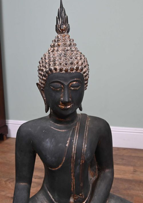 BRONZE NEPALESE BUDDHA STATUE MEDITATION ANTIQUE BUDDHIST ART - ADDITIONAL PHOTO 5