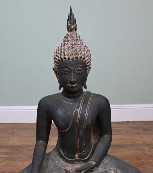 BRONZE NEPALESE BUDDHA STATUE MEDITATION ANTIQUE BUDDHIST ART - ADDITIONAL PHOTO 7