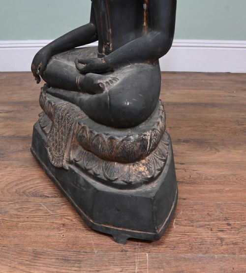 BRONZE NEPALESE BUDDHA STATUE MEDITATION ANTIQUE BUDDHIST ART - ADDITIONAL PHOTO 11