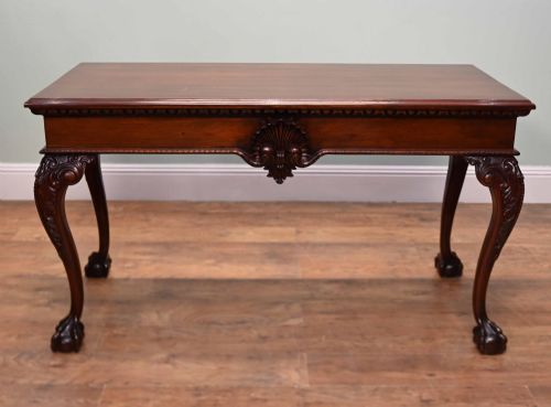 Chippendale Mahogany Console Table Circa 1920