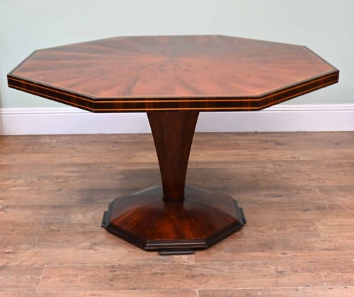 Art Deco Sunburst Mahogany Centre Table Circa 1930