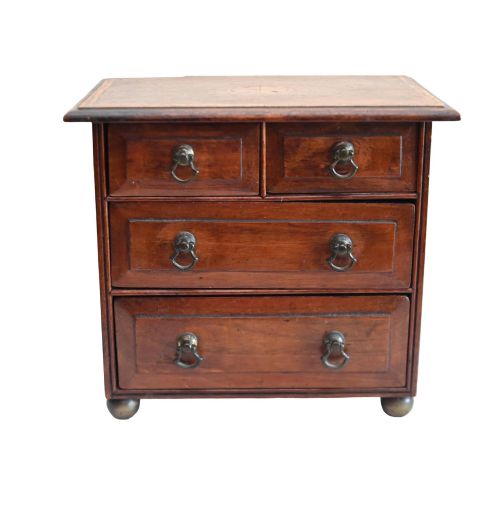 Antique Mahogany Apprentice Chest of Drawers Georgian Revival
