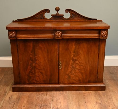 William IV Mahogany Chiffonier Side Cabinet Circa 1835
