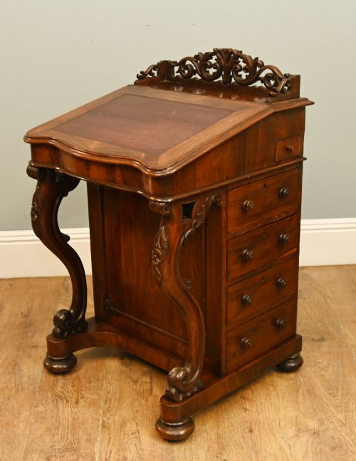 Victorian Davenport Mahogany Desk 1890
