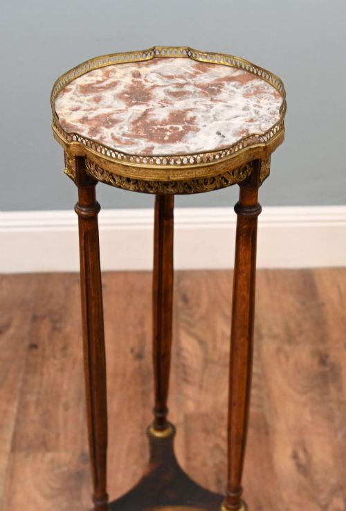 Louis XVI Pedestal Stand Table French Antiques 1880