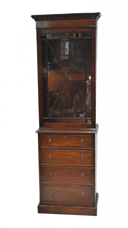 Georgian Bookcase Display Cabinet Period Antiques