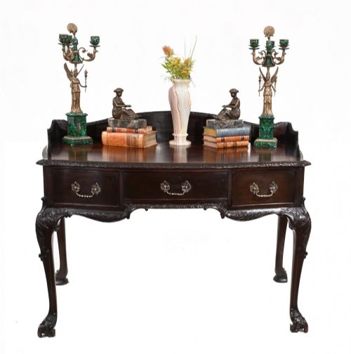 Victorian Console Serving Table Mahogany 1890
