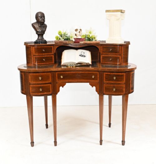Edwardian Kidney Bean Desk Writing Table 1910