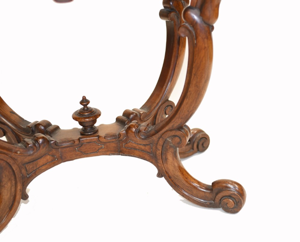 Victorian Card Table Antique Games Tables Rosewood 1880 View V