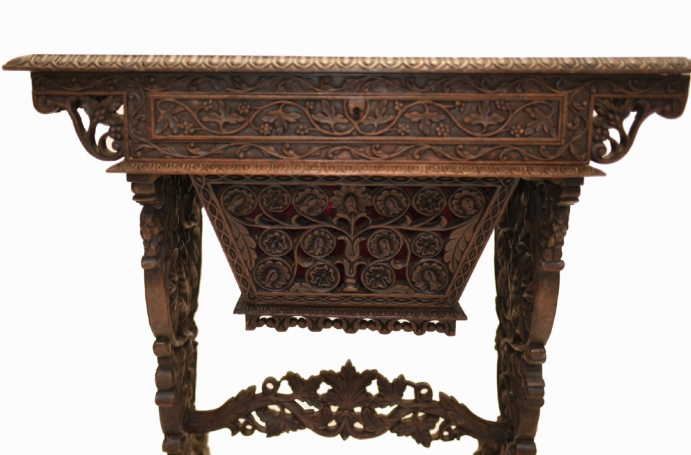 Antique Burmese Work Box  View II