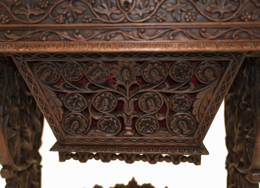 Antique Burmese Work Box  View III